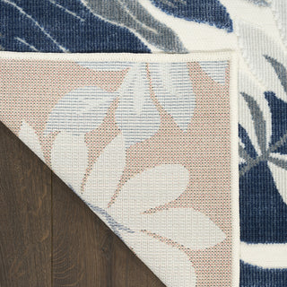 Nourison Suncoast SNC02 Blue Area Rug Corner Image