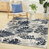 Nourison Suncoast SNC02 Blue Area Rug Room Image Feature