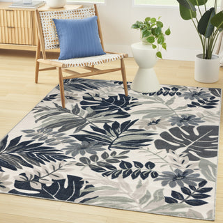 Nourison Suncoast SNC02 Blue Area Rug Room Image Feature