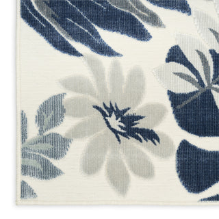 Nourison Suncoast SNC02 Blue Area Rug Texture Image
