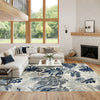 Nourison Suncoast SNC02 Blue Area Rug Room Image Feature