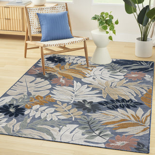 Nourison Suncoast SNC02 Denim Multicolor Area Rug Room Image Feature