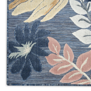 Nourison Suncoast SNC02 Denim Multicolor Area Rug Texture Image