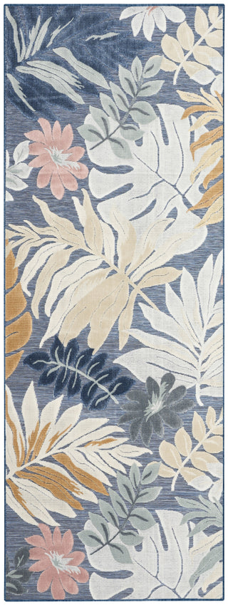 Nourison Suncoast SNC02 Denim Multicolor Area Rug Main Image