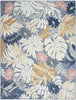 Nourison Suncoast SNC02 Denim Multicolor Area Rug Main Image