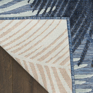Nourison Suncoast SNC03 Denim Area Rug Corner Image