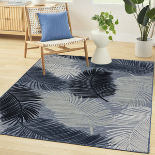 Nourison Suncoast SNC03 Denim Area Rug Room Image Feature