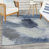 Nourison Suncoast SNC03 Denim Area Rug Corner Image