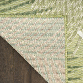 Nourison Suncoast SNC03 Green Area Rug Corner Image