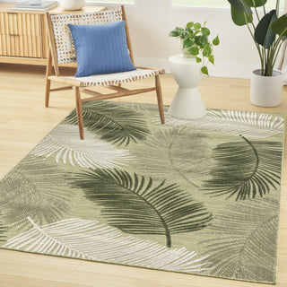 Nourison Suncoast SNC03 Green Area Rug Room Image Feature
