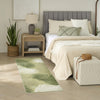 Nourison Suncoast SNC03 Green Area Rug Corner Image