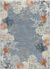 Nourison Suncoast SNC04 Denim Multicolor Area Rug main image