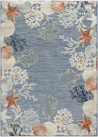 Nourison Suncoast SNC04 Denim Multicolor Area Rug main image