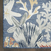 Nourison Suncoast SNC04 Denim Multicolor Area Rug Detail Image