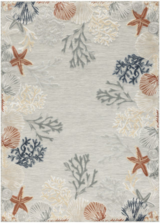 Nourison Suncoast SNC04 Grey Multicolor Area Rug main image