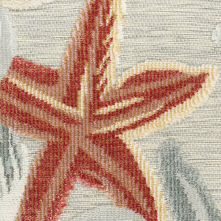 Nourison Suncoast SNC04 Grey Multicolor Area Rug Swatch Image