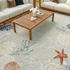 Nourison Suncoast SNC04 Grey Multicolor Area Rug Room Image Feature