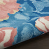 Nourison Sun N' Shade SND85 Blue Area Rug by Waverly Corner Image