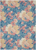 Nourison Sun N' Shade SND85 Blue Area Rug by Waverly main image