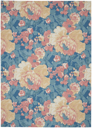 Nourison Sun N' Shade SND85 Blue Area Rug by Waverly main image