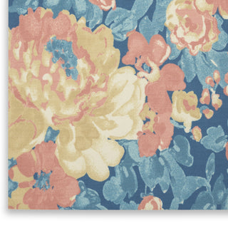 Nourison Sun N' Shade SND85 Blue Area Rug by Waverly Texture Image