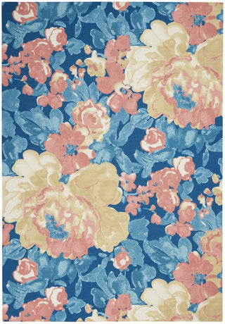Nourison Sun N' Shade SND85 Blue Area Rug by Waverly Main Image