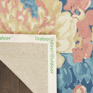 Nourison Sun N' Shade SND85 Blue Area Rug by Waverly Corner Image