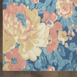 Nourison Sun N' Shade SND85 Blue Area Rug by Waverly Detail Image
