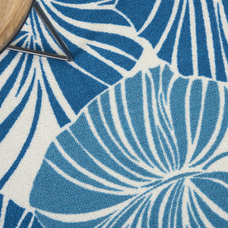 Nourison Sun N' Shade SND87 Blue Area Rug by Waverly Corner Image