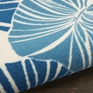 Nourison Sun N' Shade SND87 Blue Area Rug by Waverly Corner Image