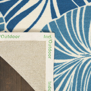 Nourison Sun N' Shade SND87 Blue Area Rug by Waverly Corner Image