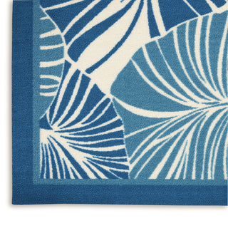 Nourison Sun N' Shade SND87 Blue Area Rug by Waverly Texture Image