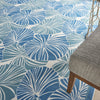 Nourison Sun N' Shade SND87 Blue Area Rug by Waverly Corner Image