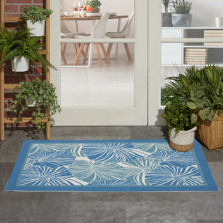 Nourison Sun N' Shade SND87 Blue Area Rug by Waverly Room Image Feature