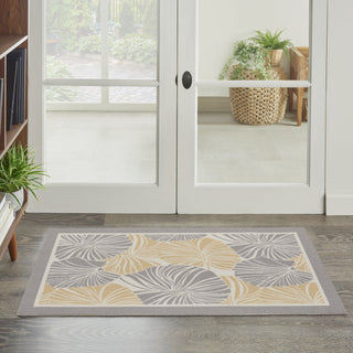 Nourison Sun N' Shade SND87 Grey Area Rug by Waverly Corner Image