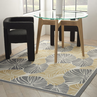 Nourison Sun N' Shade SND87 Grey Area Rug by Waverly Corner Image