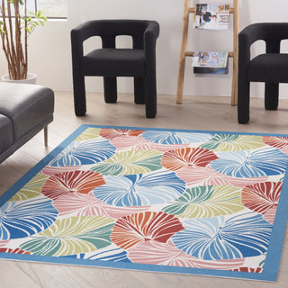 Nourison Sun N' Shade SND87 Multicolor Area Rug by Waverly Corner Image
