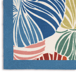 Nourison Sun N' Shade SND87 Multicolor Area Rug by Waverly Texture Image