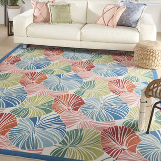 Nourison Sun N' Shade SND87 Multicolor Area Rug by Waverly Corner Image