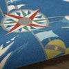Nourison Sun N' Shade SND89 Navy Area Rug by Waverly Corner Image