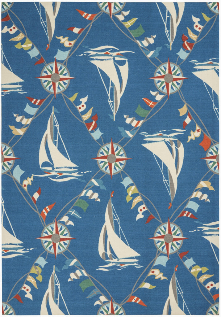 Nourison Sun N' Shade SND89 Navy Area Rug by Waverly main image