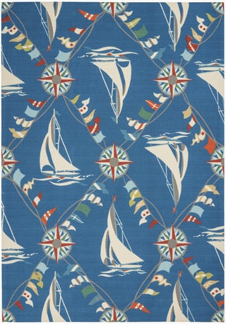 Nourison Sun N' Shade SND89 Navy Area Rug by Waverly main image