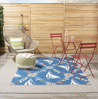 Nourison Sun N' Shade SND89 Navy Area Rug by Waverly Room Image Feature