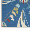 Nourison Sun N' Shade SND89 Navy Area Rug by Waverly Texture Image