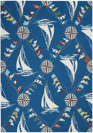Nourison Sun N' Shade SND89 Navy Area Rug by Waverly Main Image