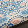 Nourison Sun N' Shade SND90 Blue Area Rug by Waverly Corner Image