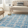 Nourison Sun N' Shade SND90 Blue Area Rug by Waverly Corner Image