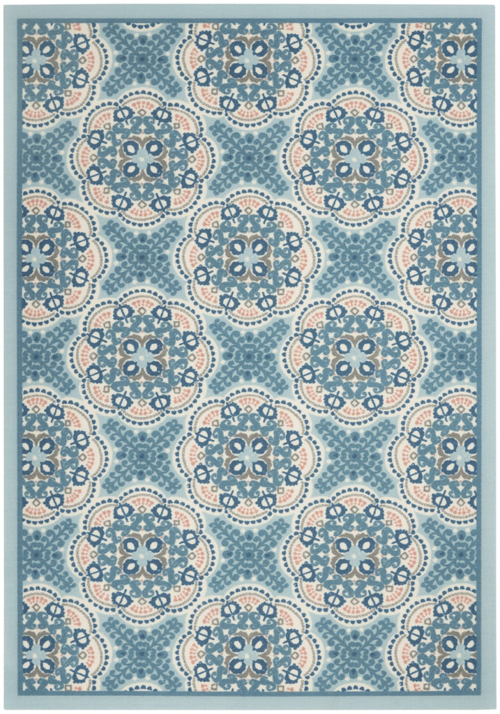 Nourison Sun N' Shade SND90 Blue Area Rug by Waverly main image