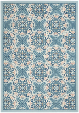 Nourison Sun N' Shade SND90 Blue Area Rug by Waverly main image