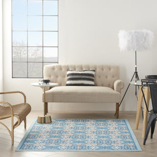 Nourison Sun N' Shade SND90 Blue Area Rug by Waverly Room Image Feature